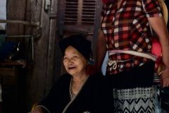 Their teeth are blackened from eating a narcotic berry called Betel.