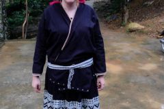 Mirjam in the traditional dress