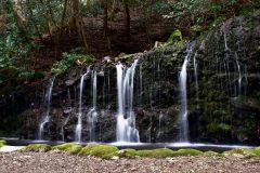 Chisuji falls near the end of our hike