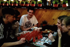 The birthday party we happened upon