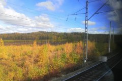 Travelling into different seasons was a new experience