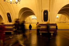 Only the tourists stop to admire the stations