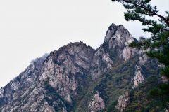 The peaks are very rugged