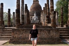 Try to imagine the wooden roofs that were once supported by the stone columns